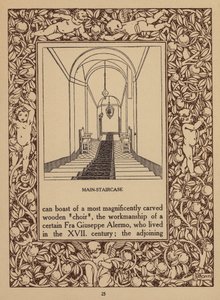 Side fra brochure for San Domenico Palace Hotel, Taormina (litografi) af Italian School