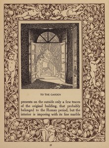 Side fra brochure for San Domenico Palace Hotel, Taormina (litografi) af Italian School