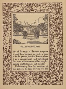 Side fra brochure for San Domenico Palace Hotel, Taormina (litografi) af Italian School