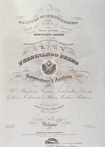 Side taget fra Harmony Treaty af Bonifazio Asioli af Italian School