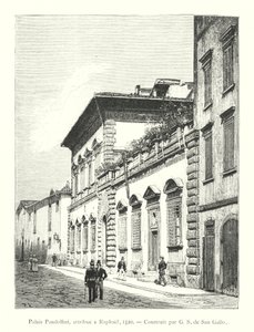 Pandolfini Palace, tilskrevet Raphael af Italian School