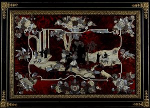 Panelintarsia fremstillet af Royal Manufacture i Napoli, Italien af Italian School