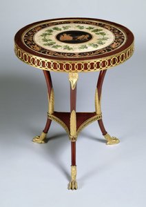 Sokkelbord, 1804-14 (forgyldt træ) af Italian School