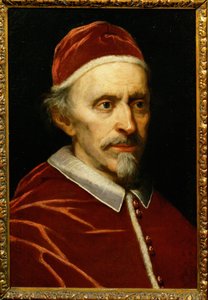 Pave Innocens XI, født Benedetto Odescalchi ... (maleri på lærred) af Italian School