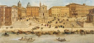 Ripetta Havn af Italian School