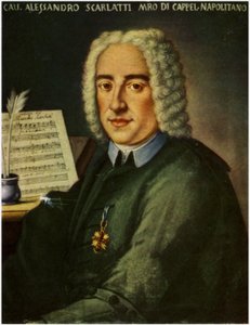 Portræt af Alessandro Scarlatti af Italian School