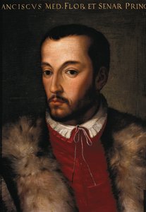 Portræt af Francesco I de Medici af Italian School