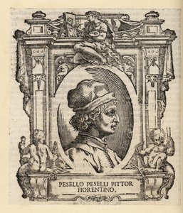 Portræt af Francesco Pesellino, italiensk maler fra Firenze af Italian School