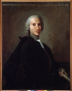 Portræt af Gianandrea Fioroni (1716-1778) italiensk komponist af Italian School