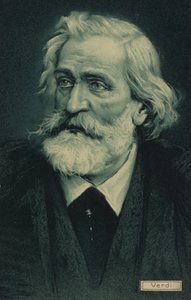 Portræt af Giuseppe Verdi af Italian School