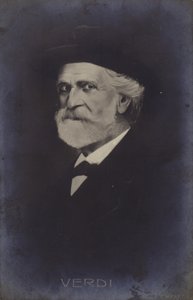 Portræt af Giuseppe Verdi af Italian School
