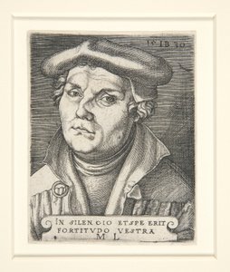 Portræt af Martin Luther af Italian School