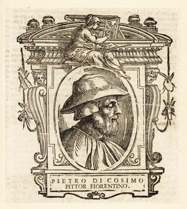 Portræt af Piero di Cosimo også kendt som Piero di Lorenzo, italiensk renæssancemaler fra Firenze af Italian School