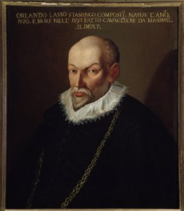 Portræt af Roland de Lassus (1532-1594) flamsk komponist af Italian School