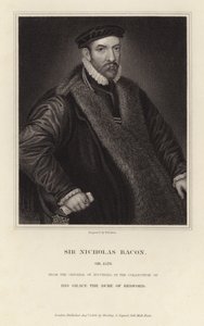 Portræt af Sir Nicholas Bacon af Italian School