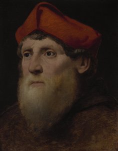 Portræt af en skægget prælat, ca. 1520-40 af Italian School