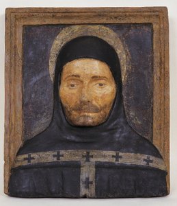 Portræt af dominikaneren Antonino Pierozzi kendt for at være Sankt Antonin, protektor for Firenze (1389-1459) af Italian School