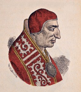Portræt af pave Benedikt VIII (1012-1024) af Italian School