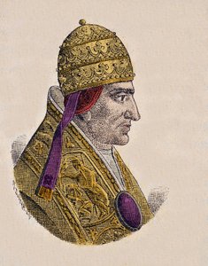Portræt af pave Clemens II (Clemente eller Clemens) (1046-1047) af Italian School