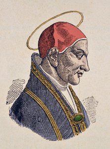 Portræt af pave Felix III (Felice) (483-492) af Italian School