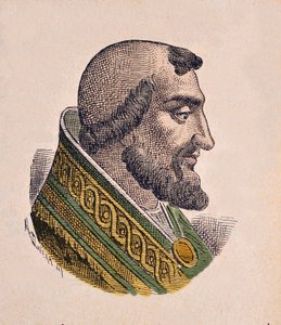 Portræt af paven Leon IX (Leo, Leone) (1049-1054) af Italian School