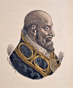 Portræt af paven Marcel II (Marcellus eller Marcello) (1555) af Italian School