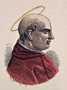 Portræt af paven Marcel Ier (Marcellus eller Marcello I) (308-309) af Italian School