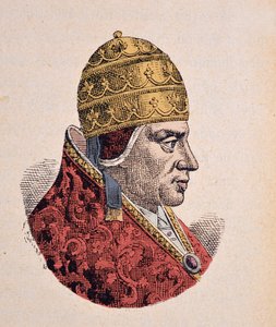 Portræt af paven Urbain VI (Urban eller Urbanus eller Urbano) (1378-1389) af Italian School
