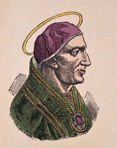 Portræt af paven Zosime Ier (Zosimus, Zosimo) (417-418) af Italian School