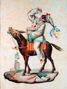 Pulcinella (Polichinelle) karakter af commedia dell