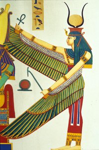 Isis, illustration fra Monuments of Egypt and Nubia, af Ippolito Rosellini af Italian School