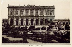 Rom: Villa Albani (litho) af Italian School
