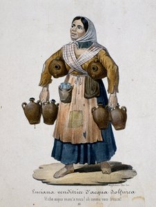 Sælger af svovlholdigt vand, Italien af Italian School
