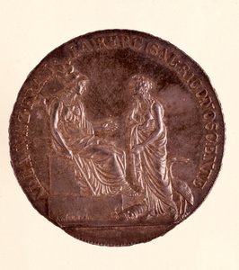 Sølv ecu fra Milano. 16/06/1800. Diameter 3,9 cm Napoli, arkæologisk museum af Italian School