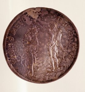 Sølv piastra fra Firenze, regeringstid af Cosimo III af Medici (1642-1723) af Italian School