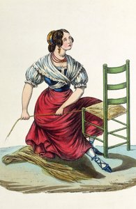 Halm stole maker af Italian School