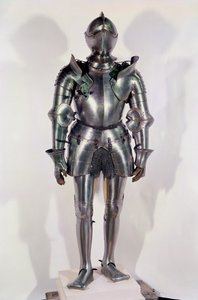 Rustning menes at have tilhørt Chevalier Bayard (1475-1524), ca. 1510 (metal) af Italian School