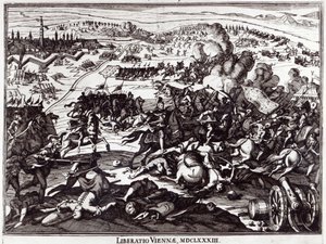 Belejringen af Wien i 1683 af Italian School