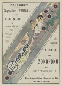 The Anglo-Italian Commerce Co (farvelitografi) af Italian School