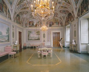 Audience Room, fresker malet af Matteo Rosselli (1578-1650) i 1623 af Italian School