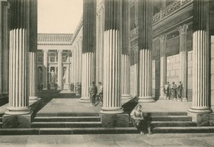 Basilikaen, som den var (dybtryk) af Italian School