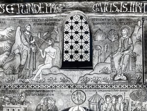 Adams skabelse (mosaik) af Italian School
