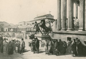Valgene i det civile forum (dybtryk) af Italian School