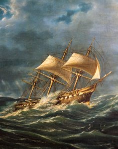 Prince Umberto-dampskibet med skruepropel, søsat 22. august af Italian School