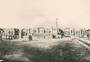 The Temple of Jove i Civil Forum, som det er (dybtryk) af Italian School