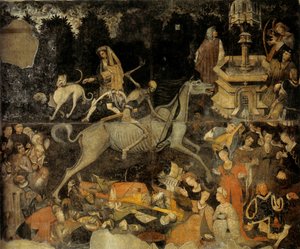 Dødens triumf, ca. 1445-47 (fresko) af Italian School