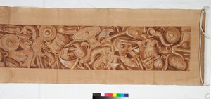 Three Drawings after the Antique, ca. 1750 (penseltegning forhøjet i brun vask over svag angivelse i sort kridt) af Italian School