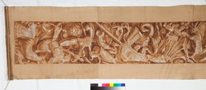 Tre tegninger efter antikken, c.1750 af Italian School