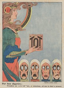 Tot (farvelitografi) af Italian School