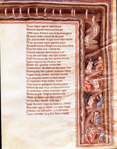 View of the Underworld, illustration til Furious Hercules af Seneque (Miniature af Italian School